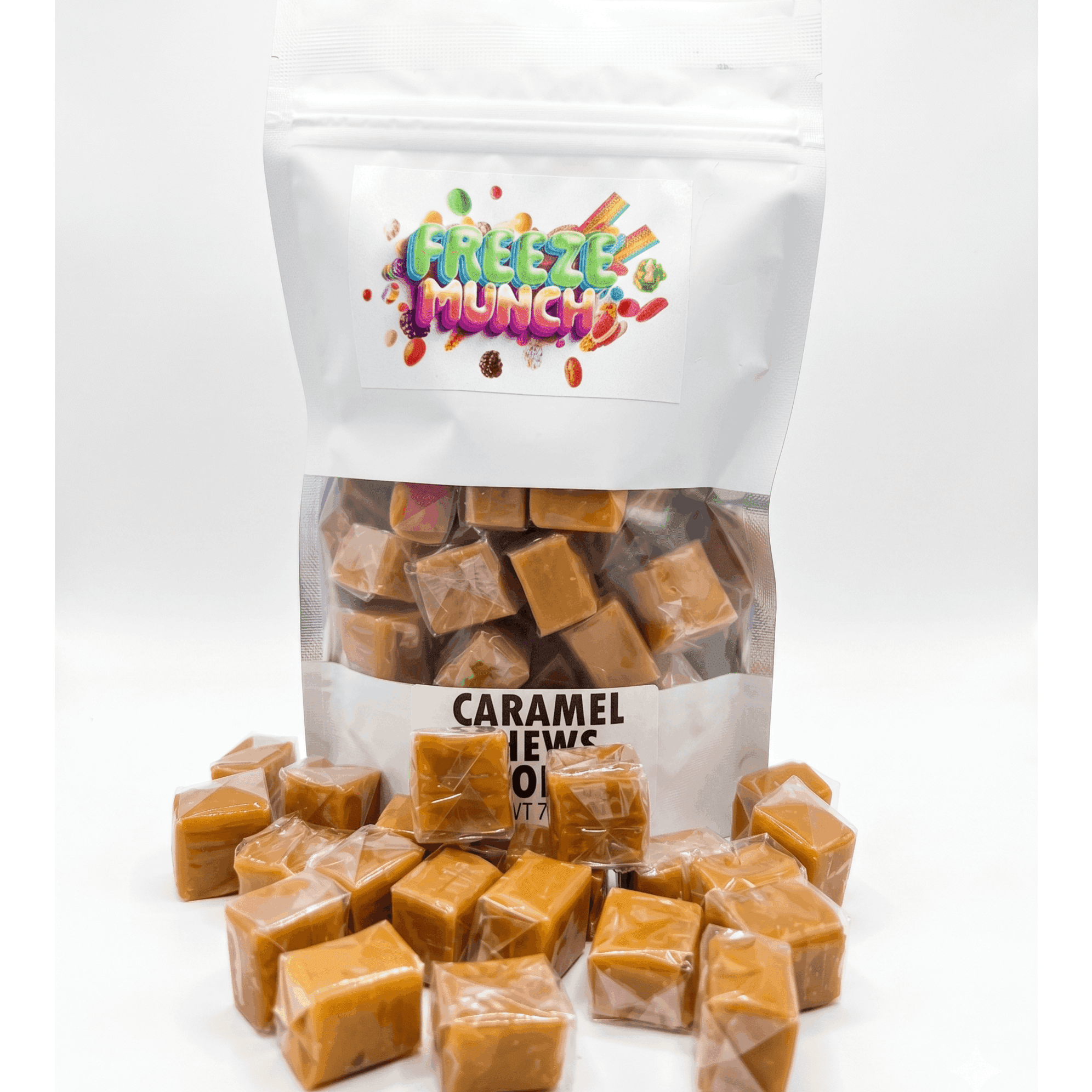 TEMU Soft Vanilla Caramel Chews Individually Wrapped Buttery Chewy Candy 7.5oz