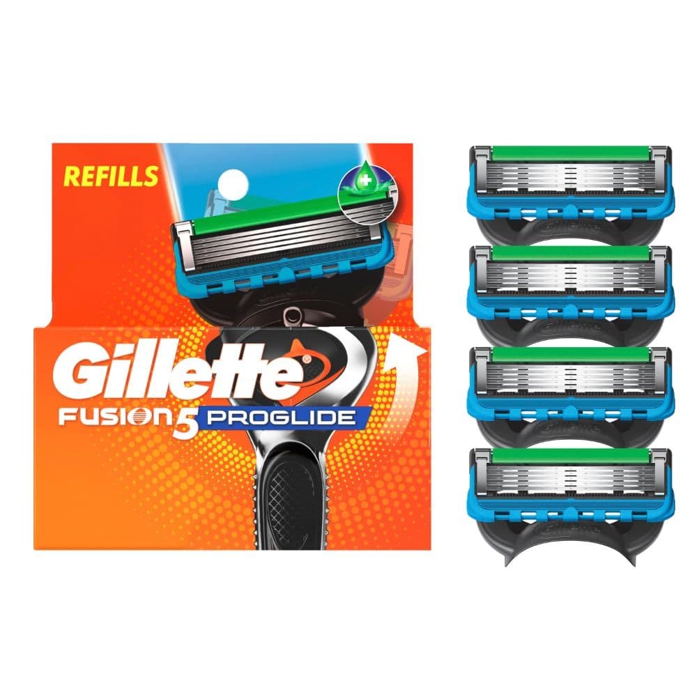 TEMU Gillette Fusion Cartridges - 4 Ct. (packaging May ) (handle Not Included)