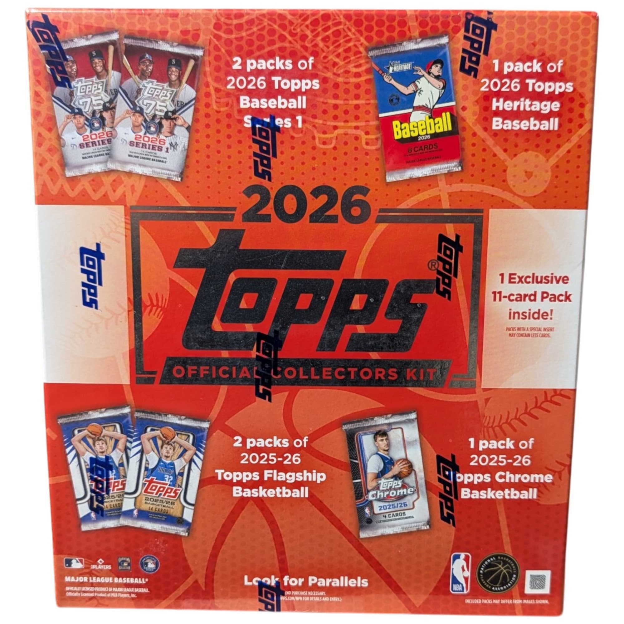 TEMU 2026 Topps Collector Kit X – 7 Packs + Binder + Top Loaders – Complete Bundle