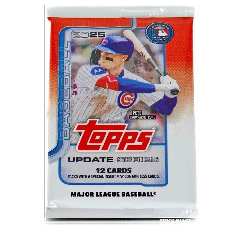 TEMU Topps 2025 Series Baseball Pack 12 Cards/pack - 5 Pack