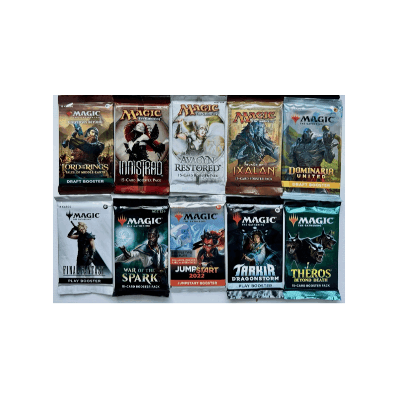TEMU 10 Assorted Booster Packs The Gathering!!