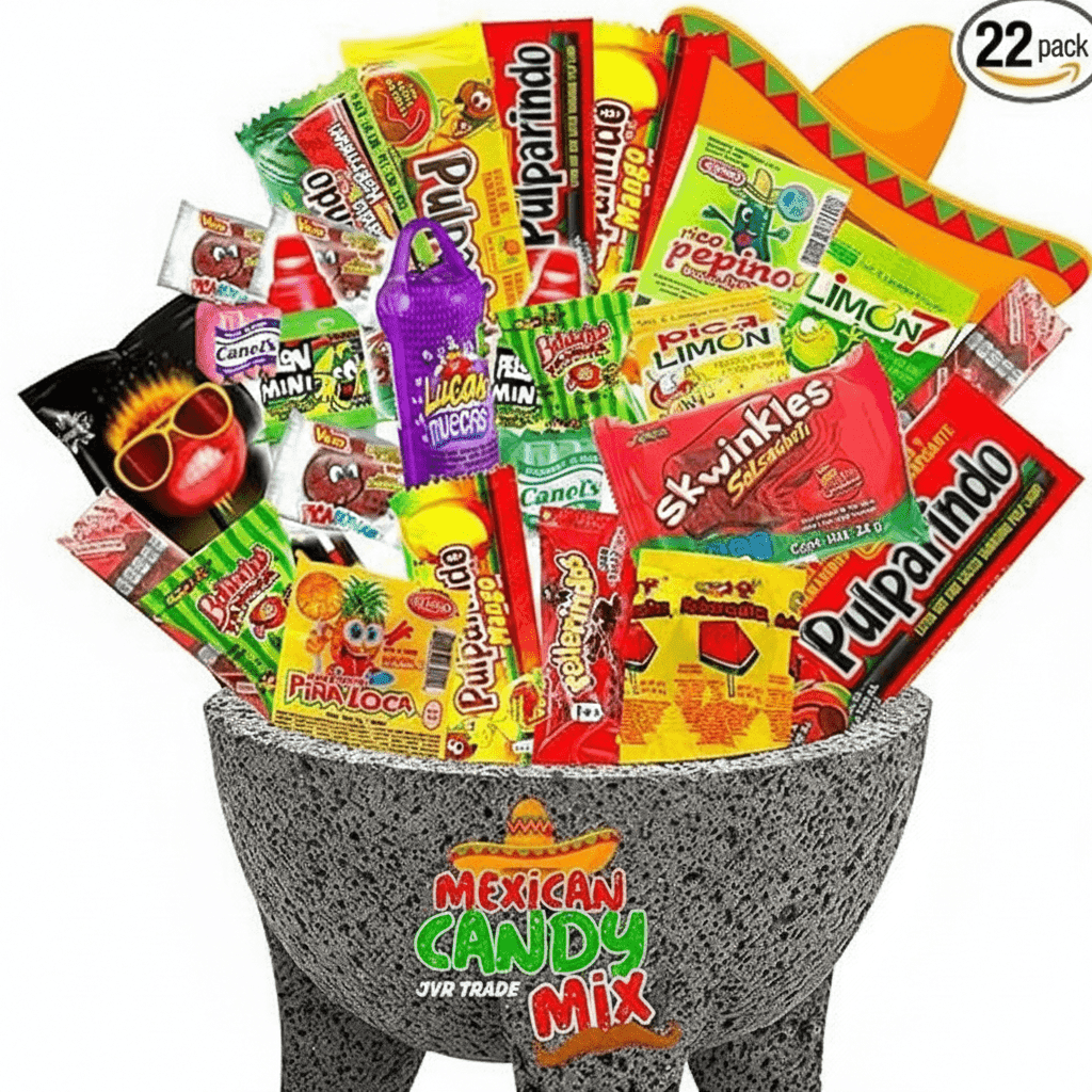 TEMU Mexican Candy Mix – 22 Count Individually Wrapped Assortment Of Dulces Mexicanos