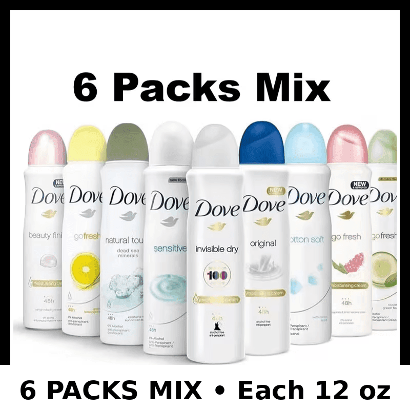 TEMU Dove Woman Spray (150 Ml 5 Fl Oz) Mix