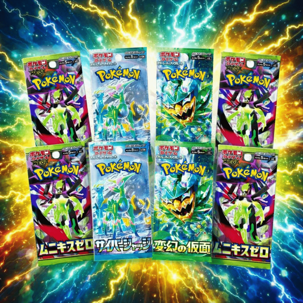 TEMU 8x Pokémon Tcg Booster Packs Sealed Authentic Cards Japanese Bundle