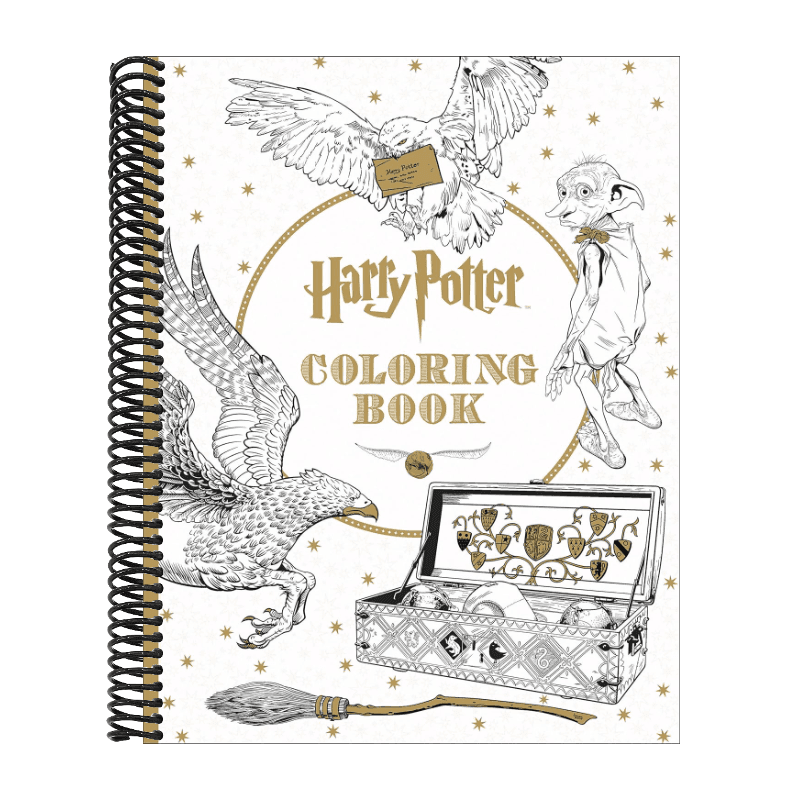 TEMU Harry Potter Coloring Book (spiral-bound)