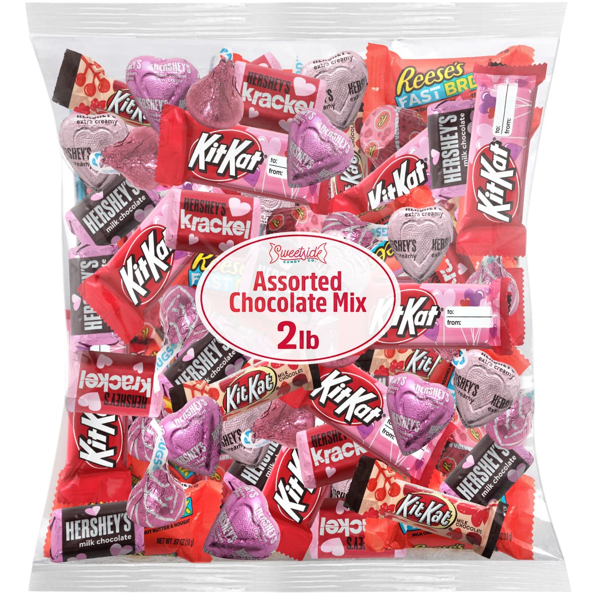 TEMU Bulk Chocolate Assorted, 2lb Pack Of Bulk Candy Individually Wrapped, Ideal Candy Assortment For All Ages, Perfect Valentines Day Chocolate Gifts For Loved Ones