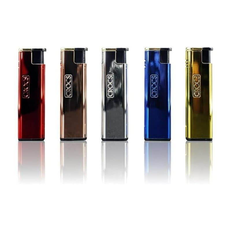 TEMU Original 5-pack Metal Pocket Lighter Set - Windproof Butane Refillable - Sleek Chrome Finish For Candles, Bbq, And Camping