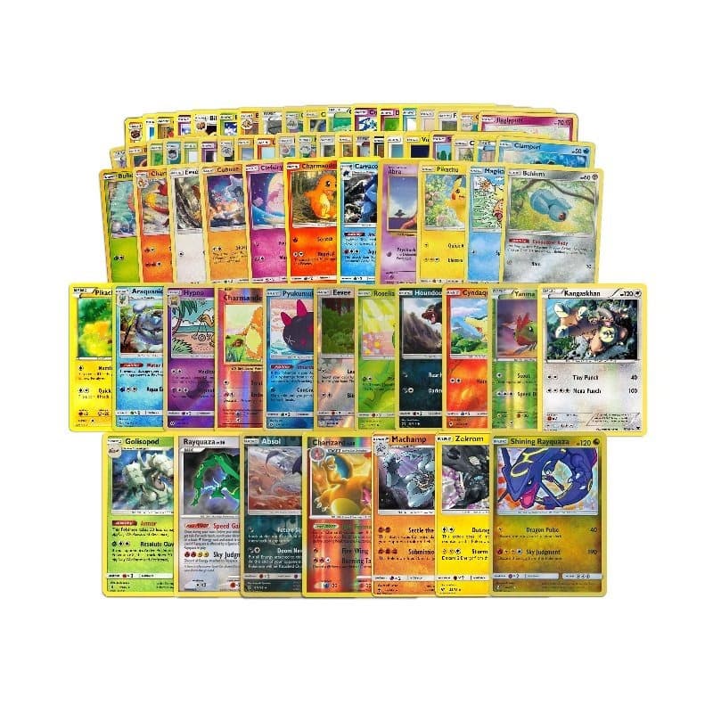 TEMU Double Foil Pack – 80 Random Card Includes . Your Cards May From The Cards In Image