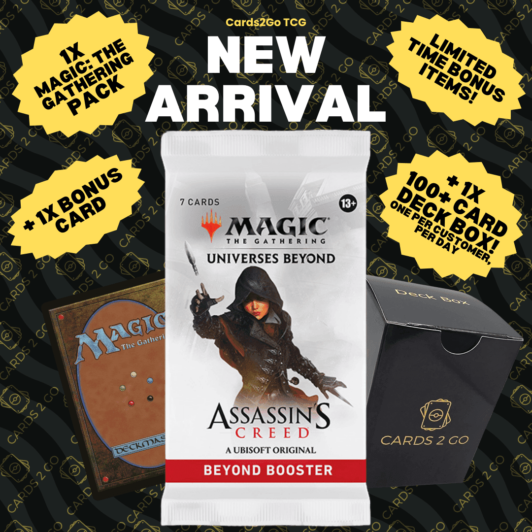 TEMU Cards - 1x Sealed Authentic Creed + And Deck Box!