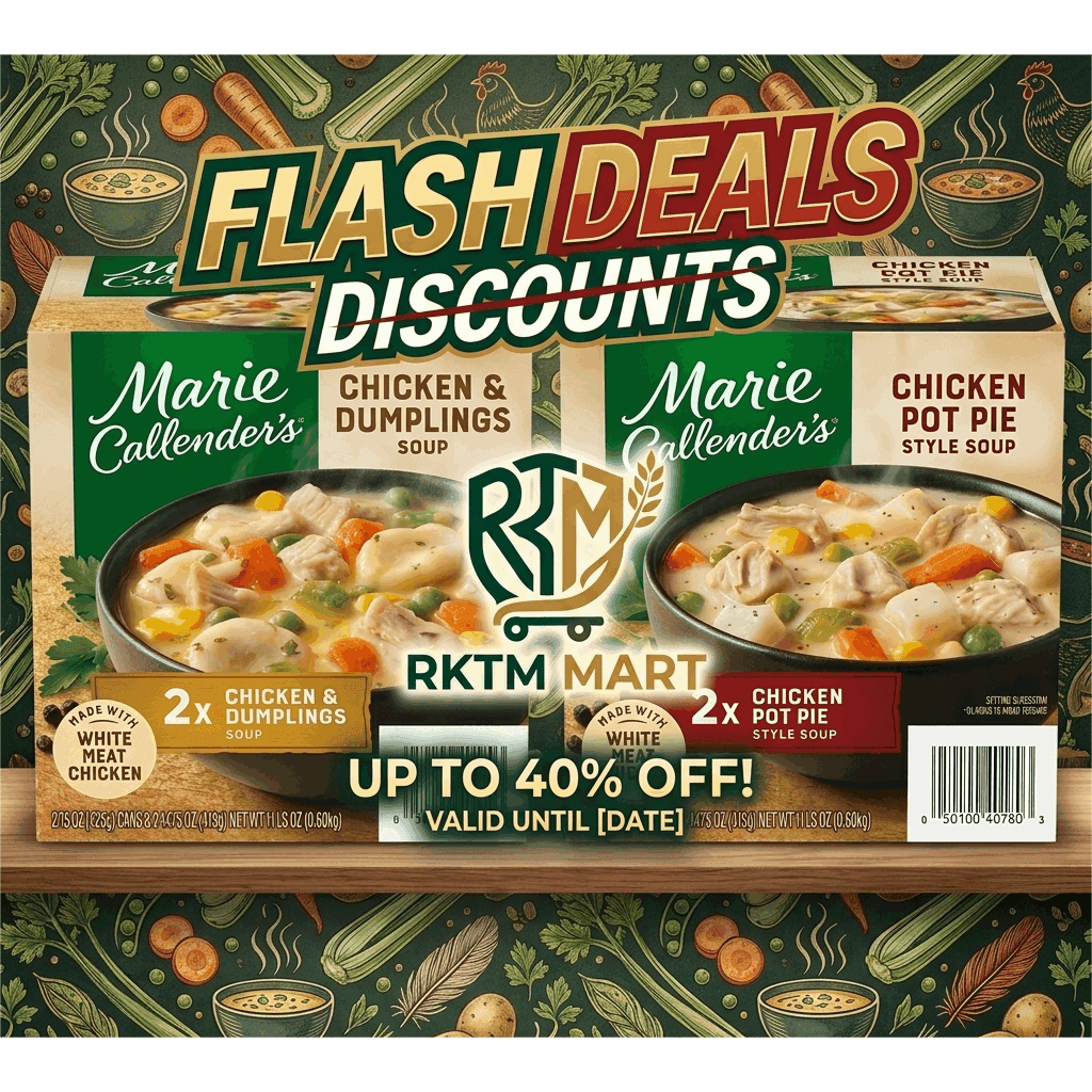 TEMU Marie Callender's Chicken Variety Pack Soup 4 Ct.