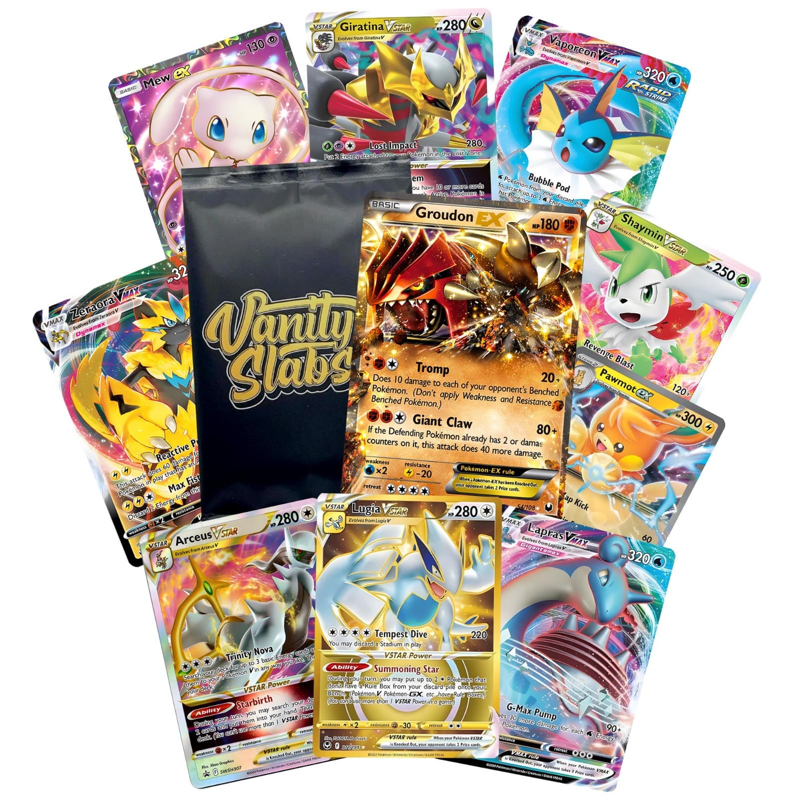 TEMU Pokémon Ultra Rare Bundle | 60+ | 1 Double Or Ultra Rare | 10 / Included | Perfect Gift For Collectors Of All Ages & Kids