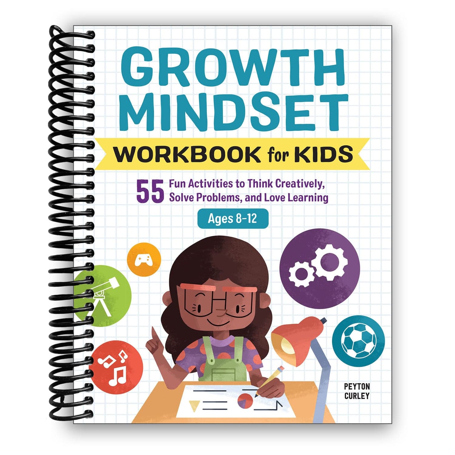 TEMU Growth Mindset Workbook For Kids: 55 Fun Activities To Think Creatively, Solve Problems, And Love Learning (spiral Bound)
