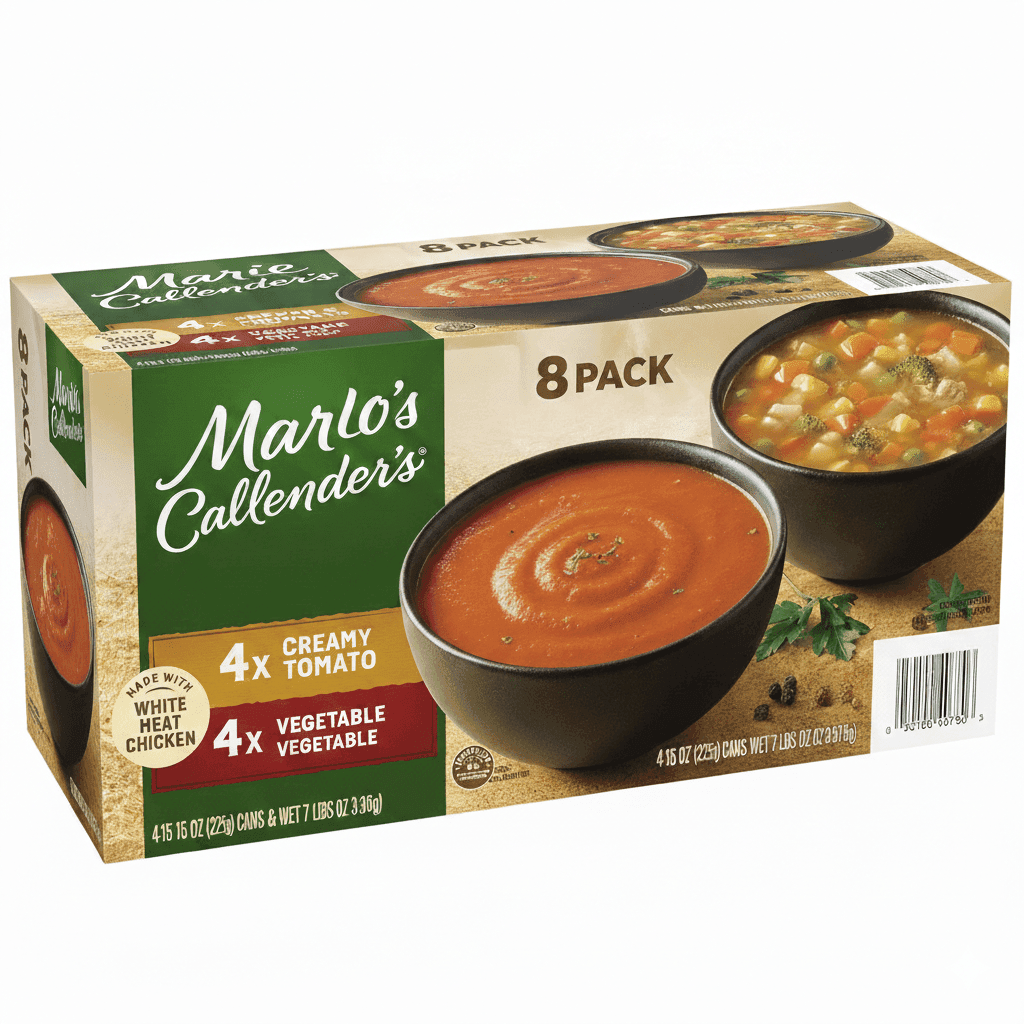 TEMU Chicken Soup Variety Pack, 8 Count – Hearty & Convenient Ready-to-heat Soups