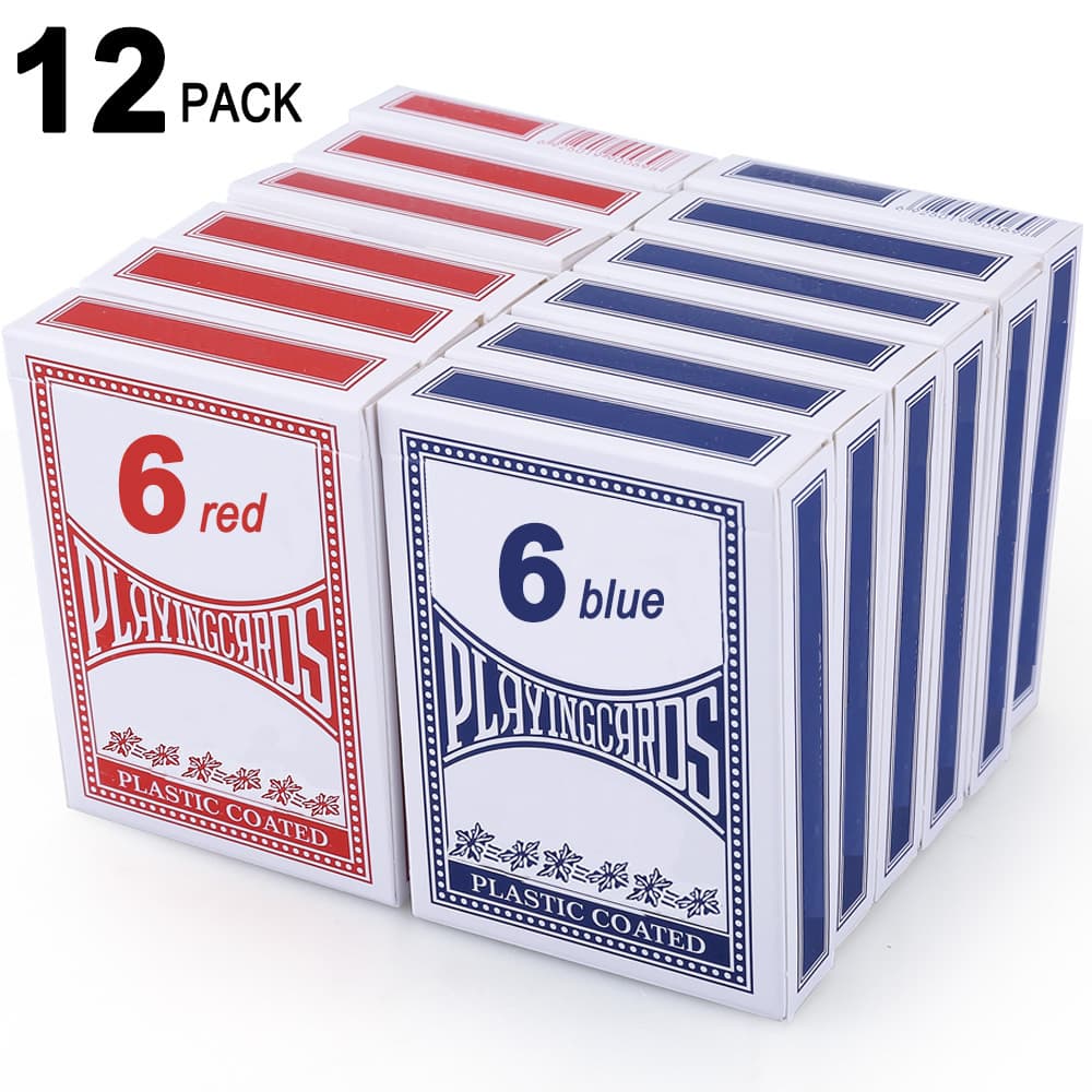 TEMU 12 Pack Standard Playing Cards Set For Adults Cards For Party, Thanksgiving, Christmas Gift
