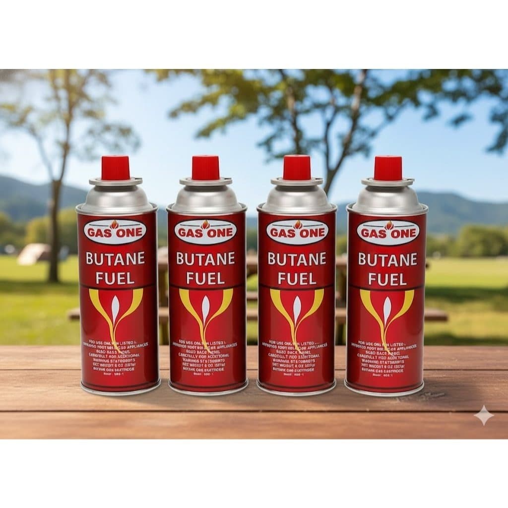 TEMU Butane Fuel Canister (4pack) Great Value, Contains 4 - 8oz. Cans, Each Can Lasts For . 2 To