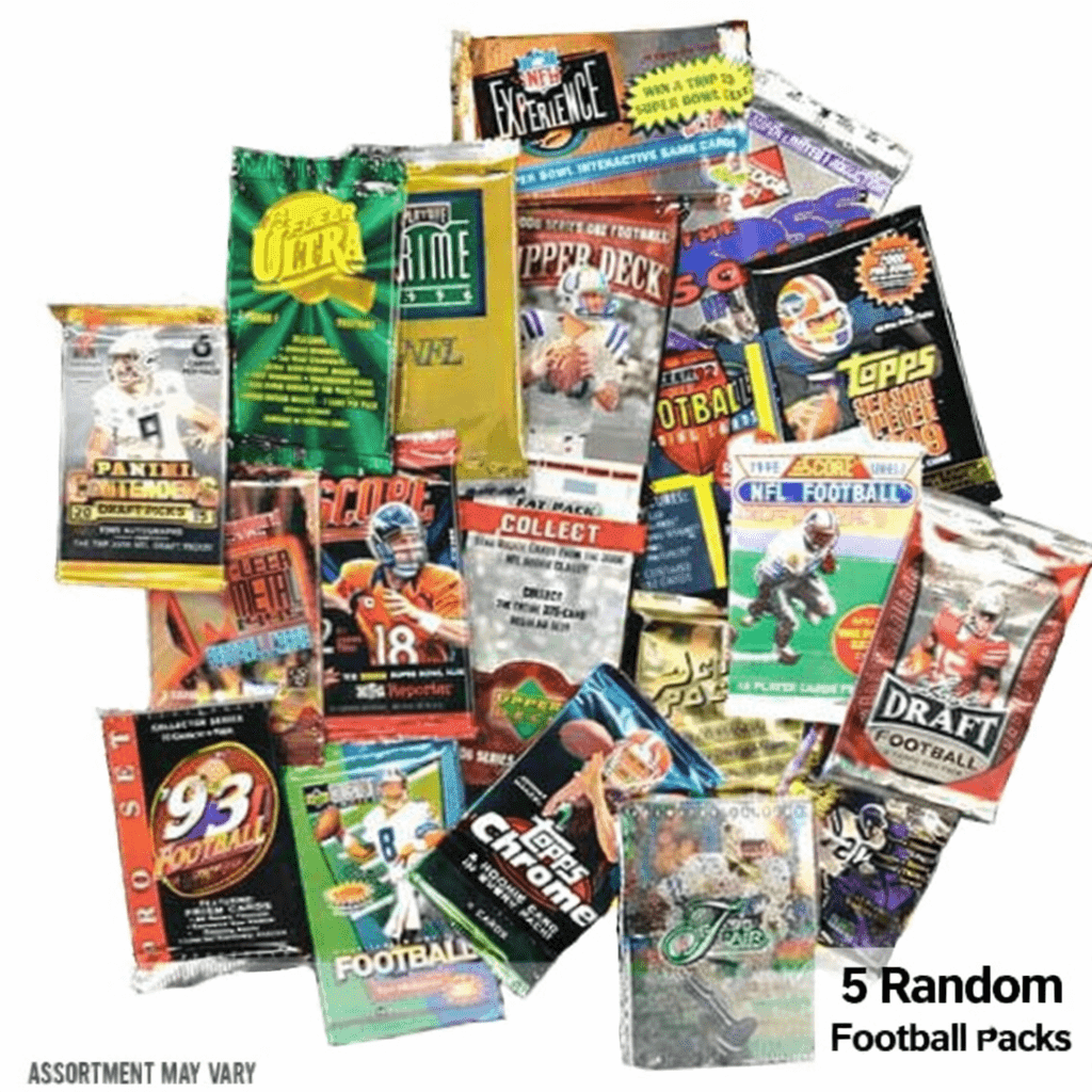 TEMU 5 Random Packs Of Football Cards!