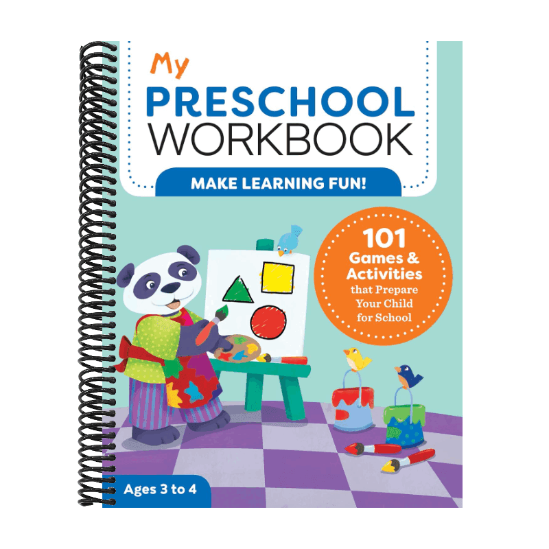 TEMU My Preschool Workbook: 101 Games & Activities That Prepare Your Child For School (my Workbook) (spiral Bound)