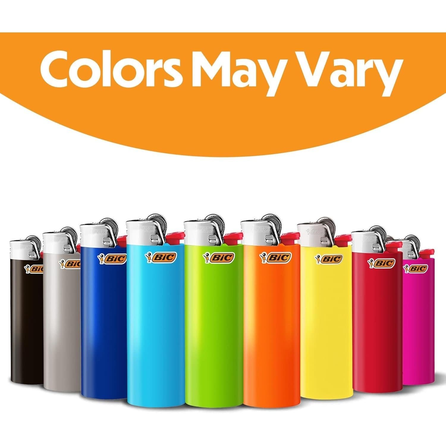 TEMU Maxi Pocket Lighters, Assorted Colors, 8-count Tray Of Lighters — image 1