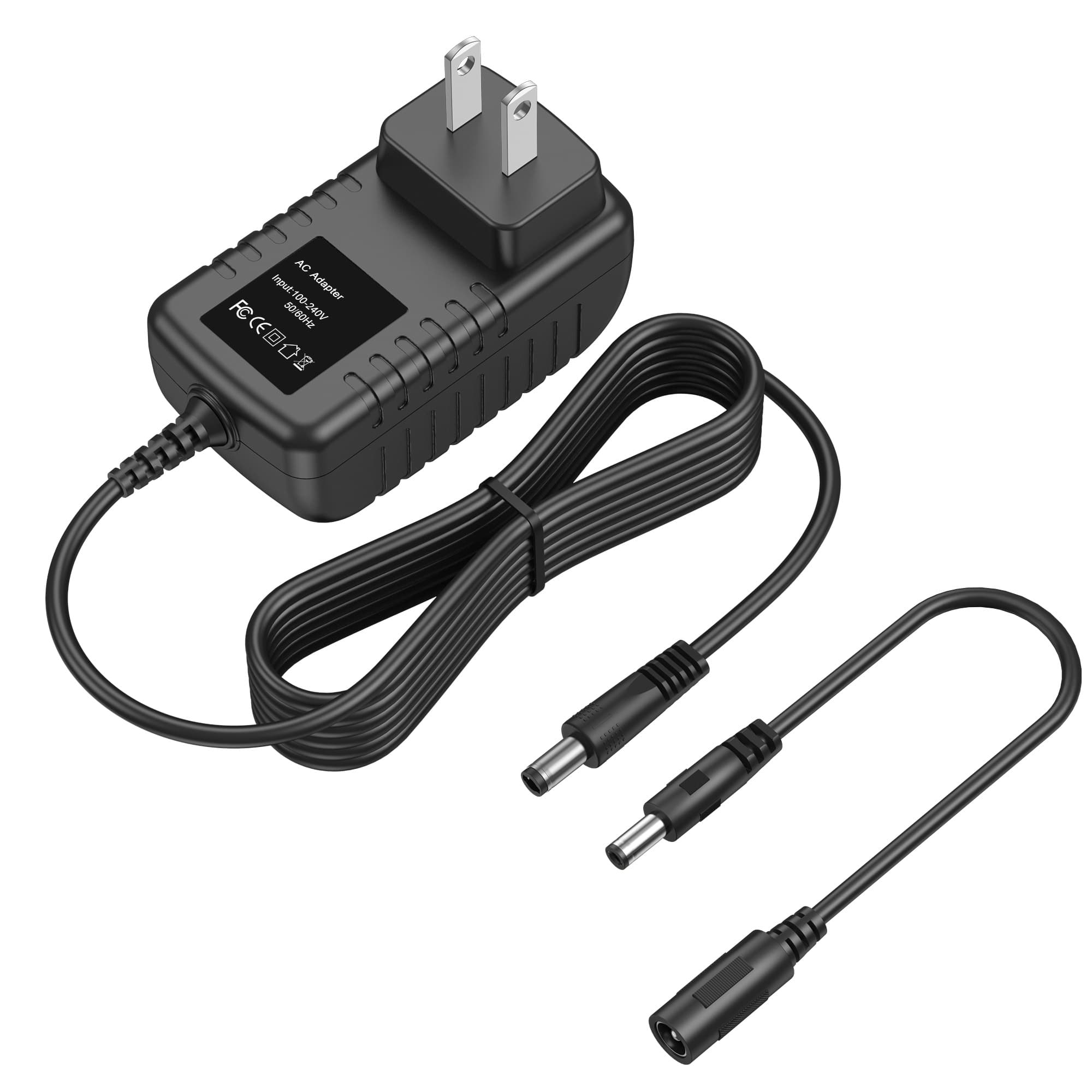 TEMU 21v 1a Power Adapter With 5.5x2.5mm Tip & Converter For Vacuum Nv680 Nv701 Av2501 Ai2000 Iz300 Series, 21volt 1amp Ac Supply Cord Charger
