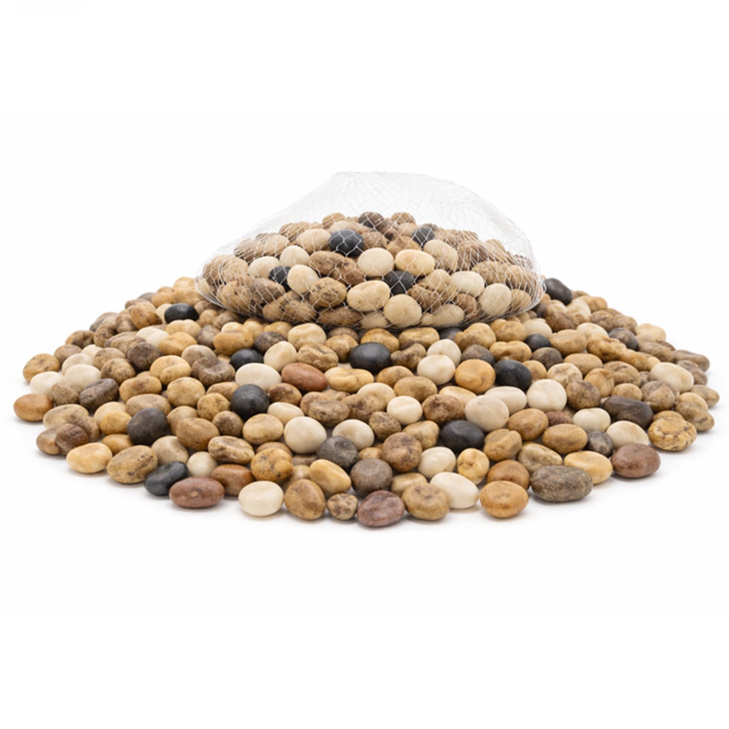 TEMU 10 (10 Bags) 1/2 Inch Small River Rocks, Pebbles, Outdoor Decorative Stones, Natural Gravel, For Aquariums, Landscaping, Vase Fillers, Succulent, , Cactus Pot, Terrarium Plants