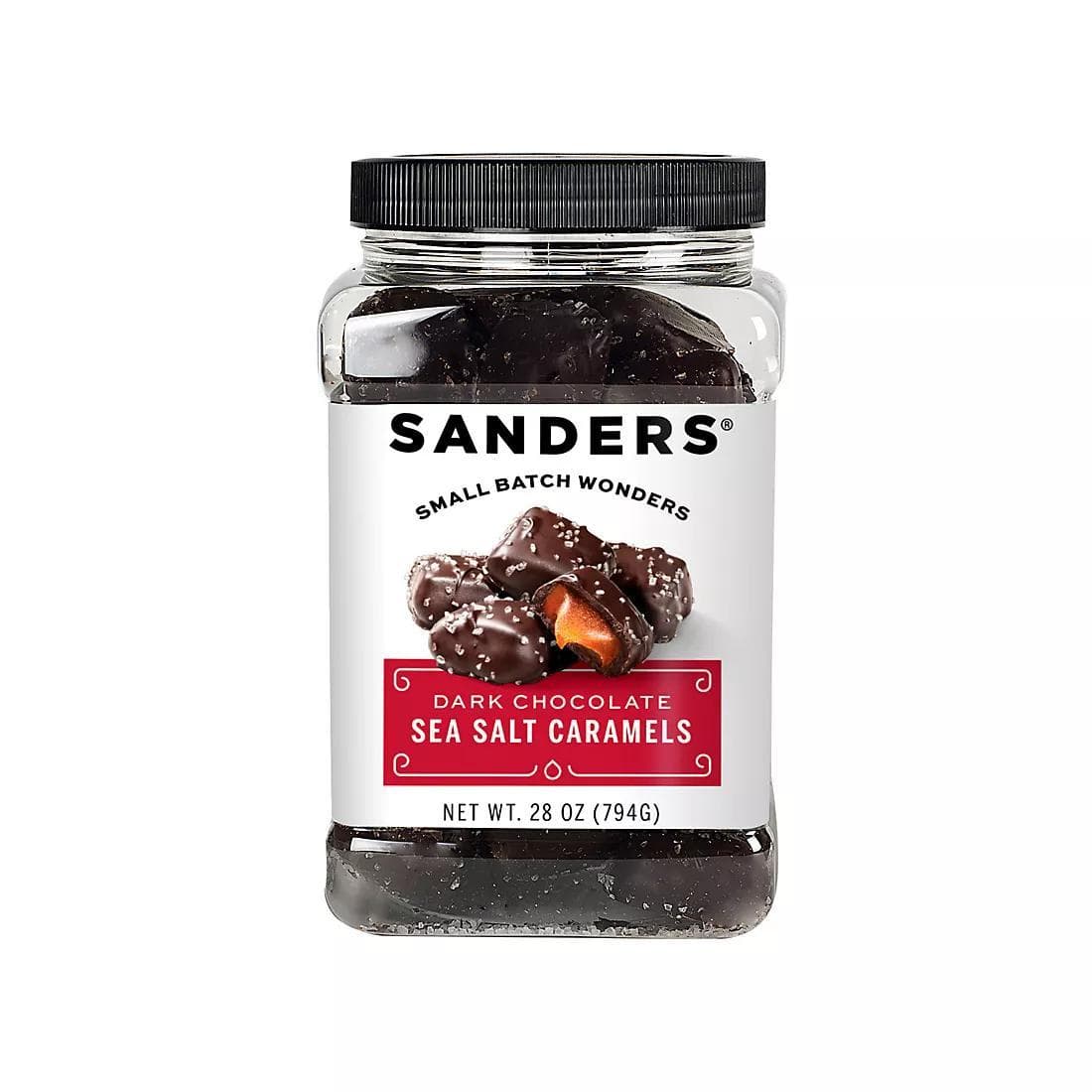 TEMU 28 Oz | Dark Chocolate Caramel Sea Salt Tub