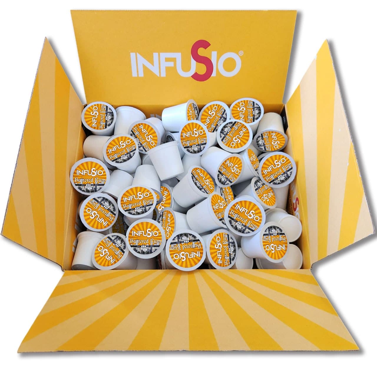 TEMU Infusio Buttered Rum K Cups Flavored Cocktail-inspired Coffee Pods