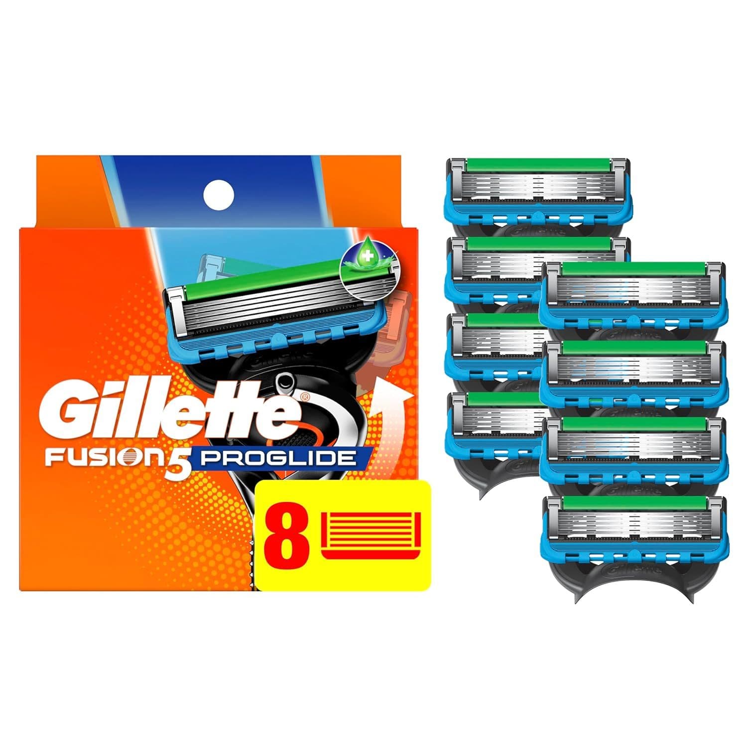 TEMU Gillette Razor Refills For Men, 8 Refills (packaging May )