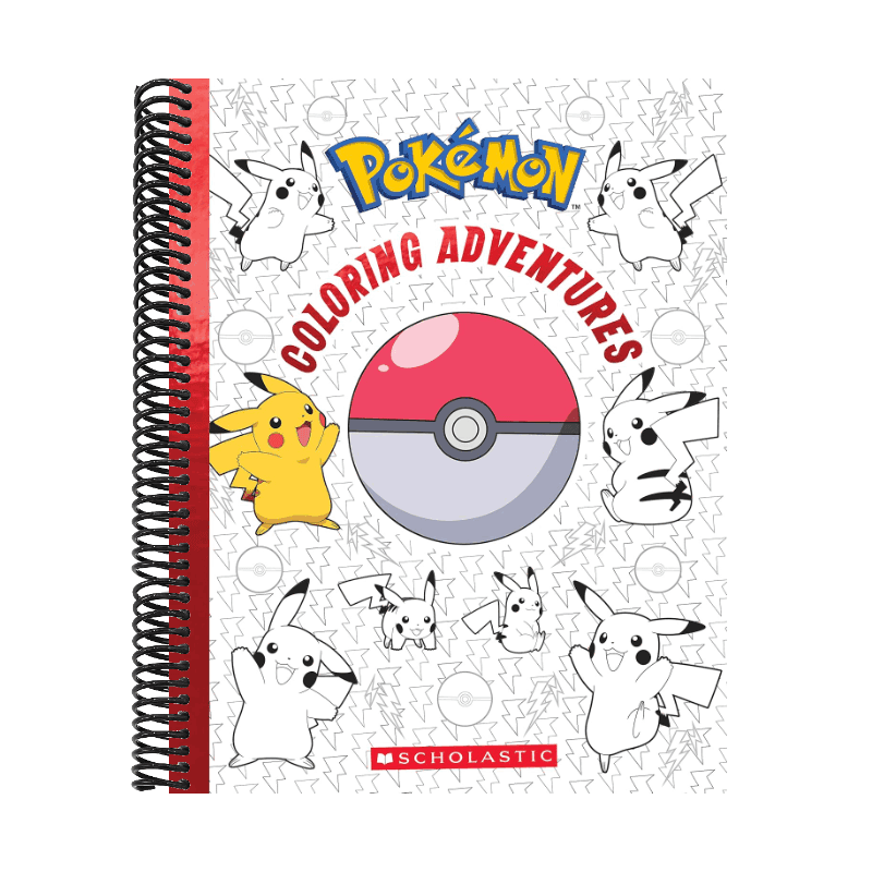 TEMU Pokémon Coloring Adventures (spiral-bound)