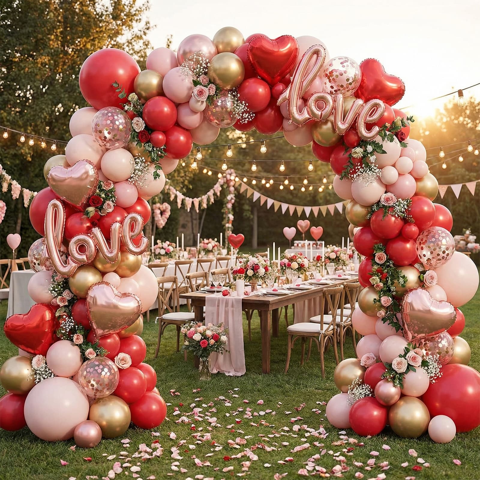 TEMU 1 Pc Balloon Arch Kit, Balloon Arch Stand With Adjustable Balloon Arch Frame With Water Fillable Base For Wedding Birthday, Party Decorations, 9 Ft, For Halloween And Christmas