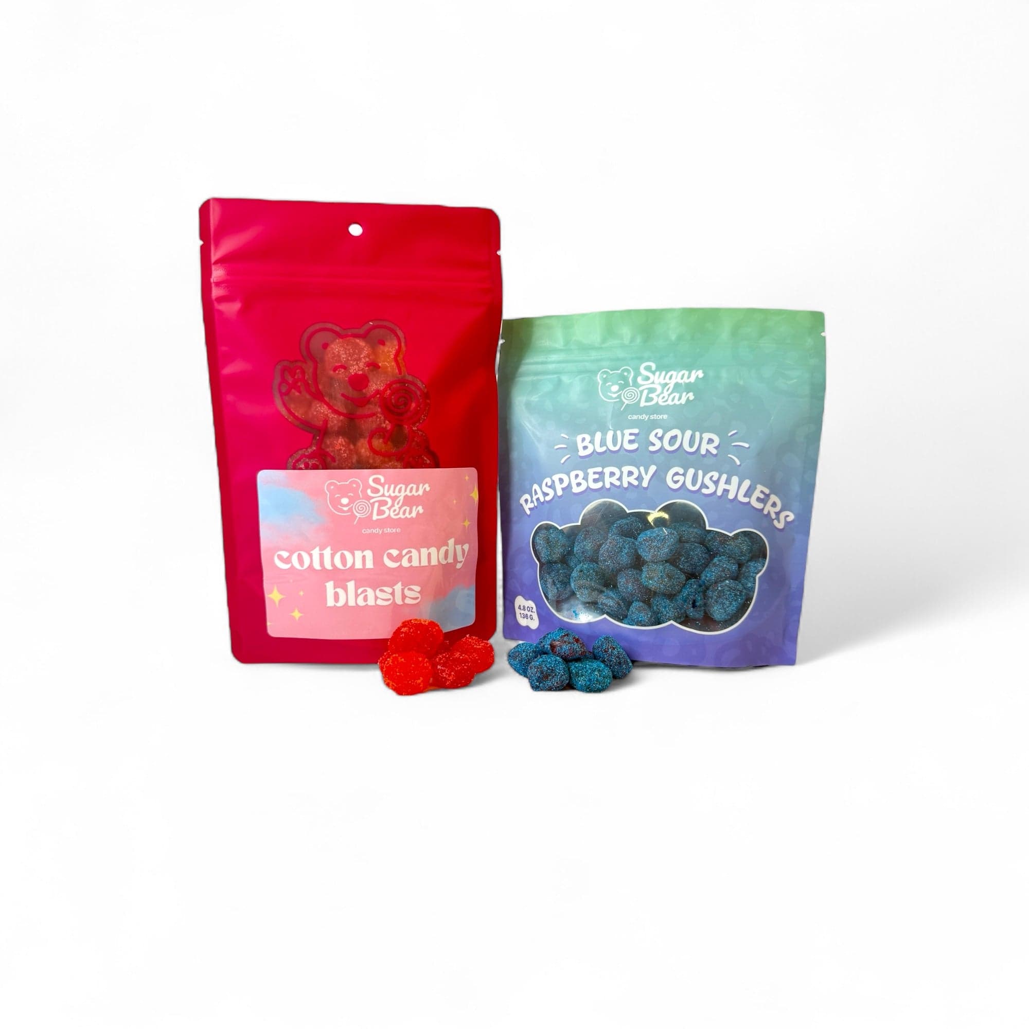 TEMU Gushers Duo: Cotton Candy & Sour Blue Raspberry
