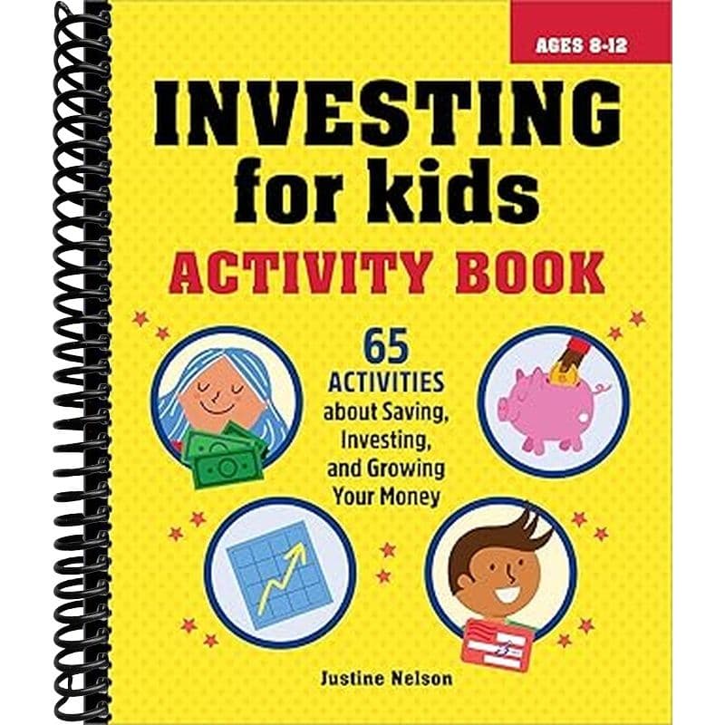 TEMU Investing For Kids Activity Book: 65 Activities About Saving, Investing, And Growing Your Money