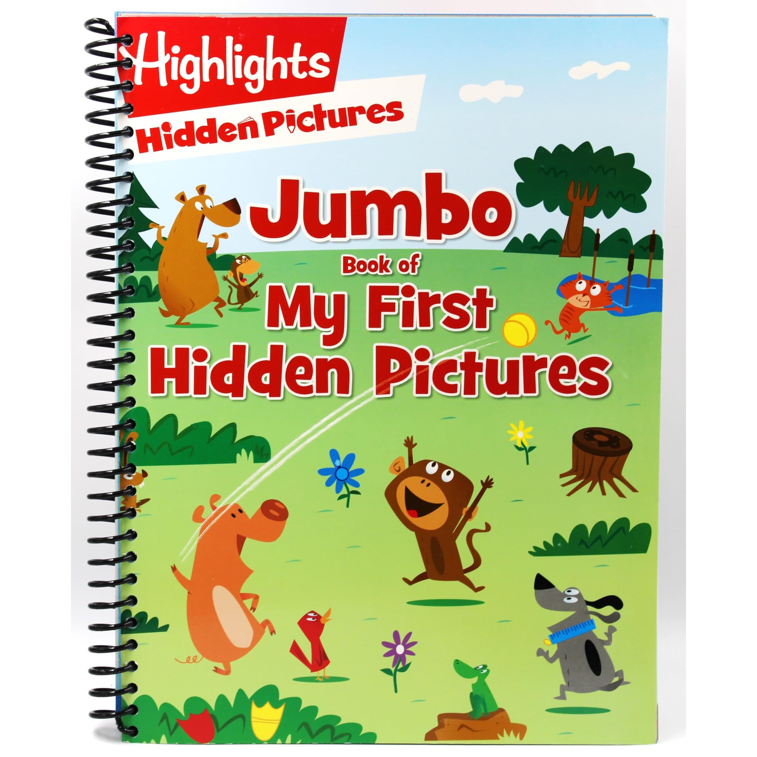 TEMU Jumbo Book Of My First Hidden Pictures: 115+ Hidden Pictures Puzzles In Highlights Activity Book, Seek And Find Puzzles For Kids 3+ (highlights Jumbo Books & Pads)