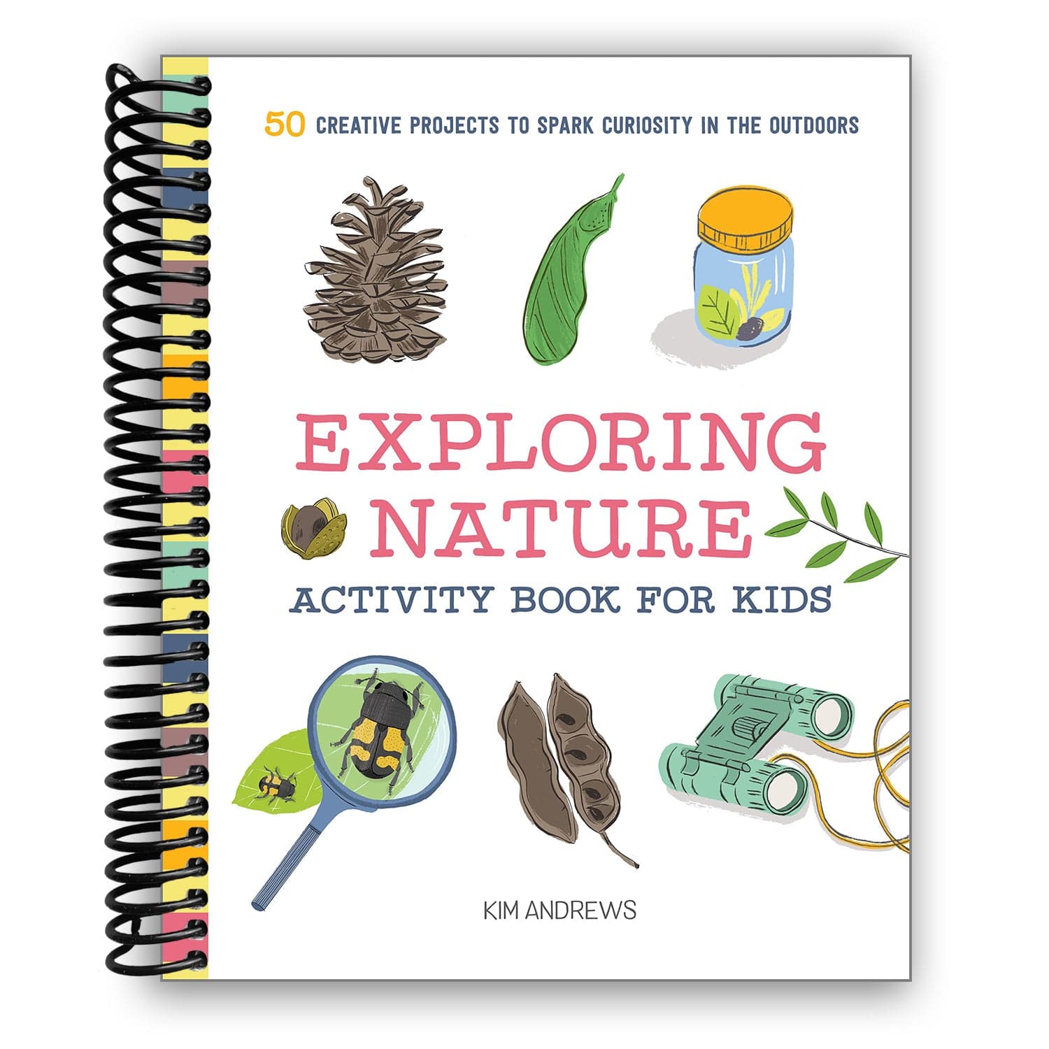 TEMU Exploring Nature Activity Book For Kids: 50 Creative Projects To Spark Curiosity In The Outdoors (spiral Bound)