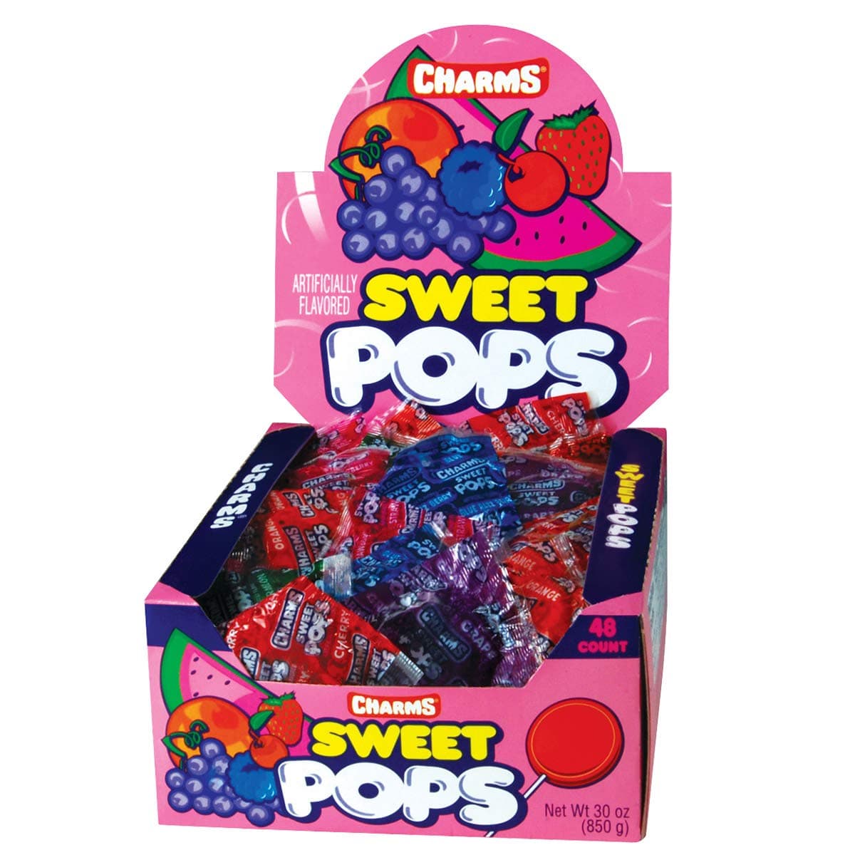 TEMU Charms Sweet Flat Pop 48ct