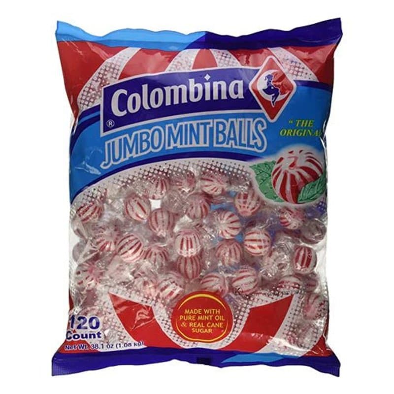 TEMU Colombina Jumbo Mint Balls 120 Ct.