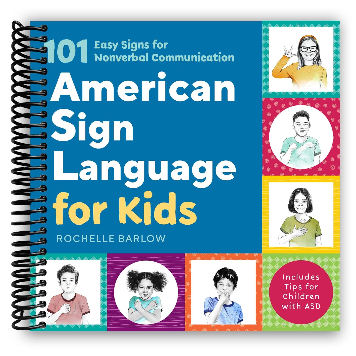 TEMU American Sign Language For Kids: 101 Easy Signs For Nonverbal Communication (spiral Bound)