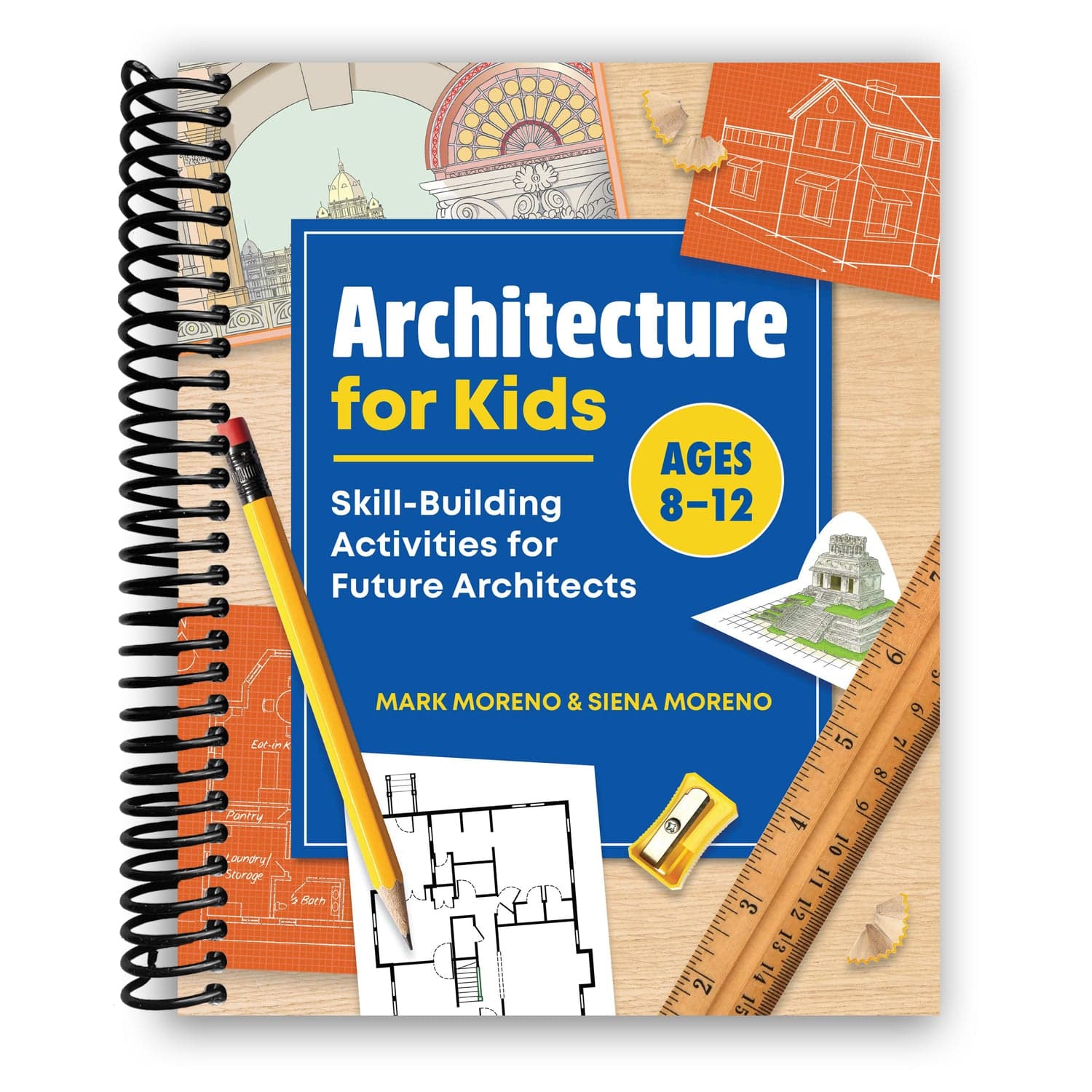 TEMU Architecture For Kids: Skill-building Activities For Future Architects (spiral Bound)