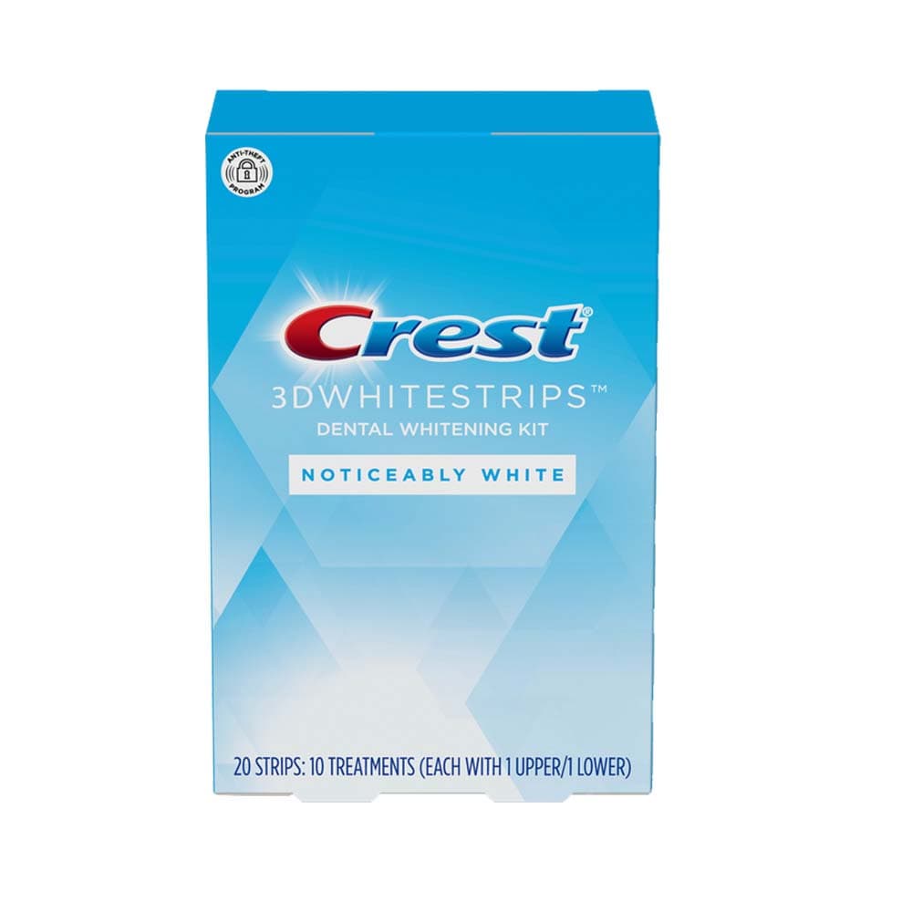 TEMU Crest 3d Dental Whitening Kit Noticeably White 20 Strips 10 Treatments