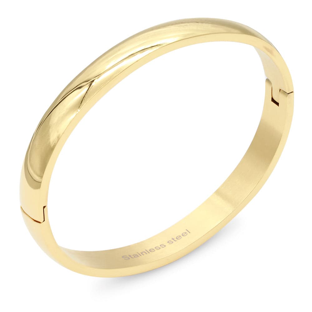 TEMU Gold Plated Stainless Steel 8mm Unisex Bracelets