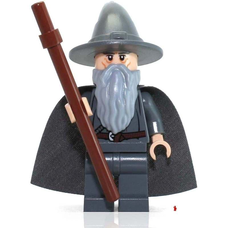 TEMU Grey Gandalf 71200 Minifigure Figure Dimensions Lotr Hobbit Wizard-new