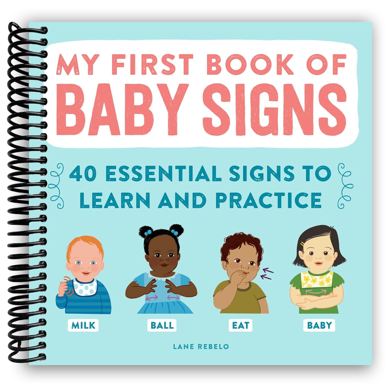 TEMU My First Book Of Baby Signs: 40 Essential Signs To Learn And Practice (spiral Bound)