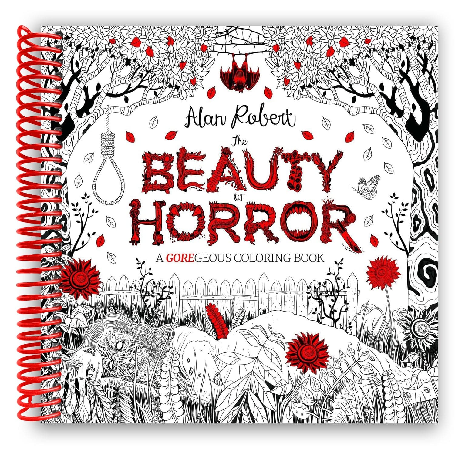 TEMU The Beauty Of Horror 1: A Goregeous Coloring Book (spiral Bound)