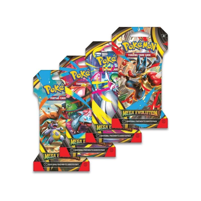 TEMU 1 Pack Pokémon Tcg: Mega Evolution Sleeved