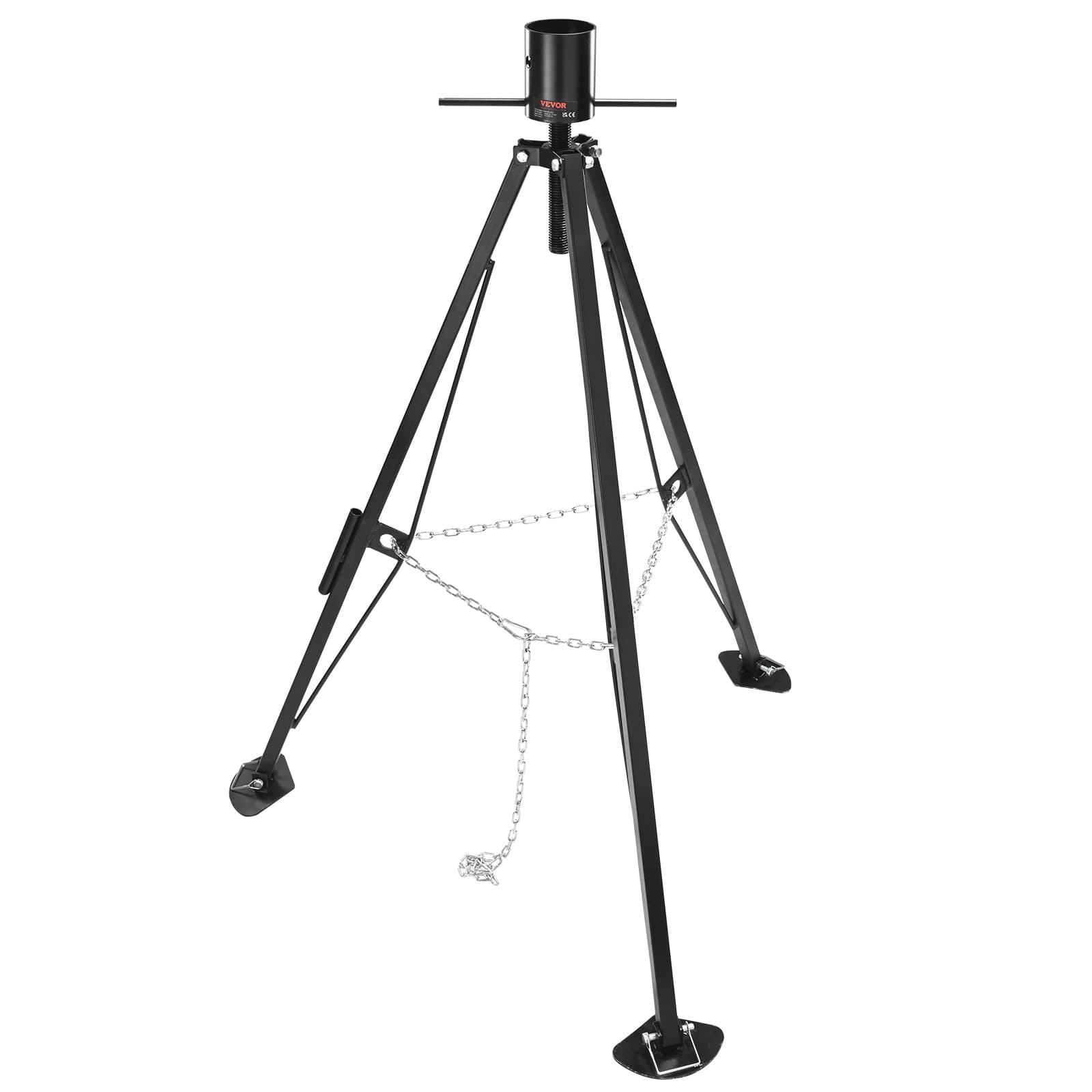TEMU Vevor Tripod , 5000 Lbs Load Capacity Tripod Fifth Wheel , 35"-57" Adjustable Height Rv Gooseneck , Tripod Jack For Fifth-wheel Trailers, Rvs, And Campers