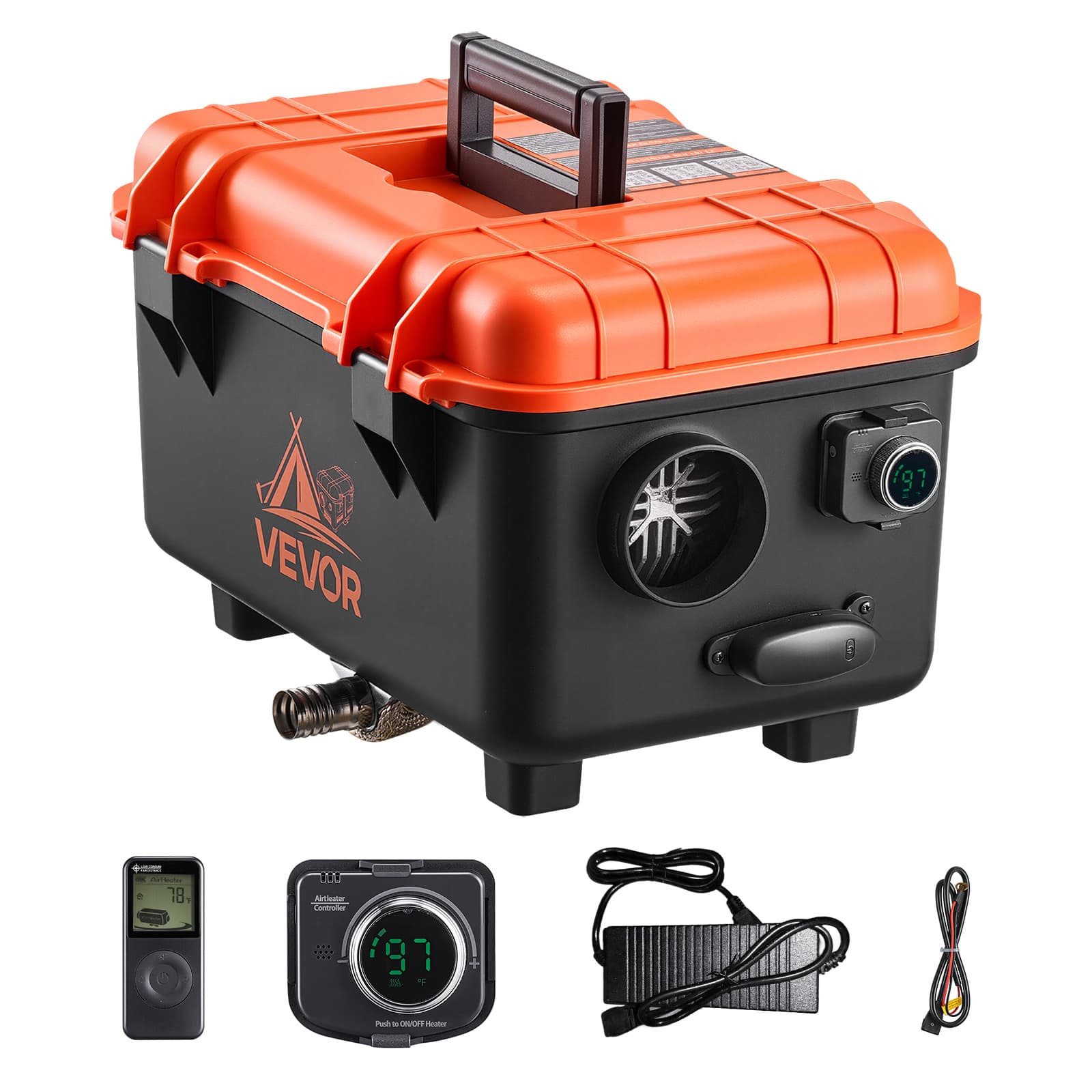 TEMU Vevor Heater Portable Air Heater 8kw 12v/24v All In .1 Gal