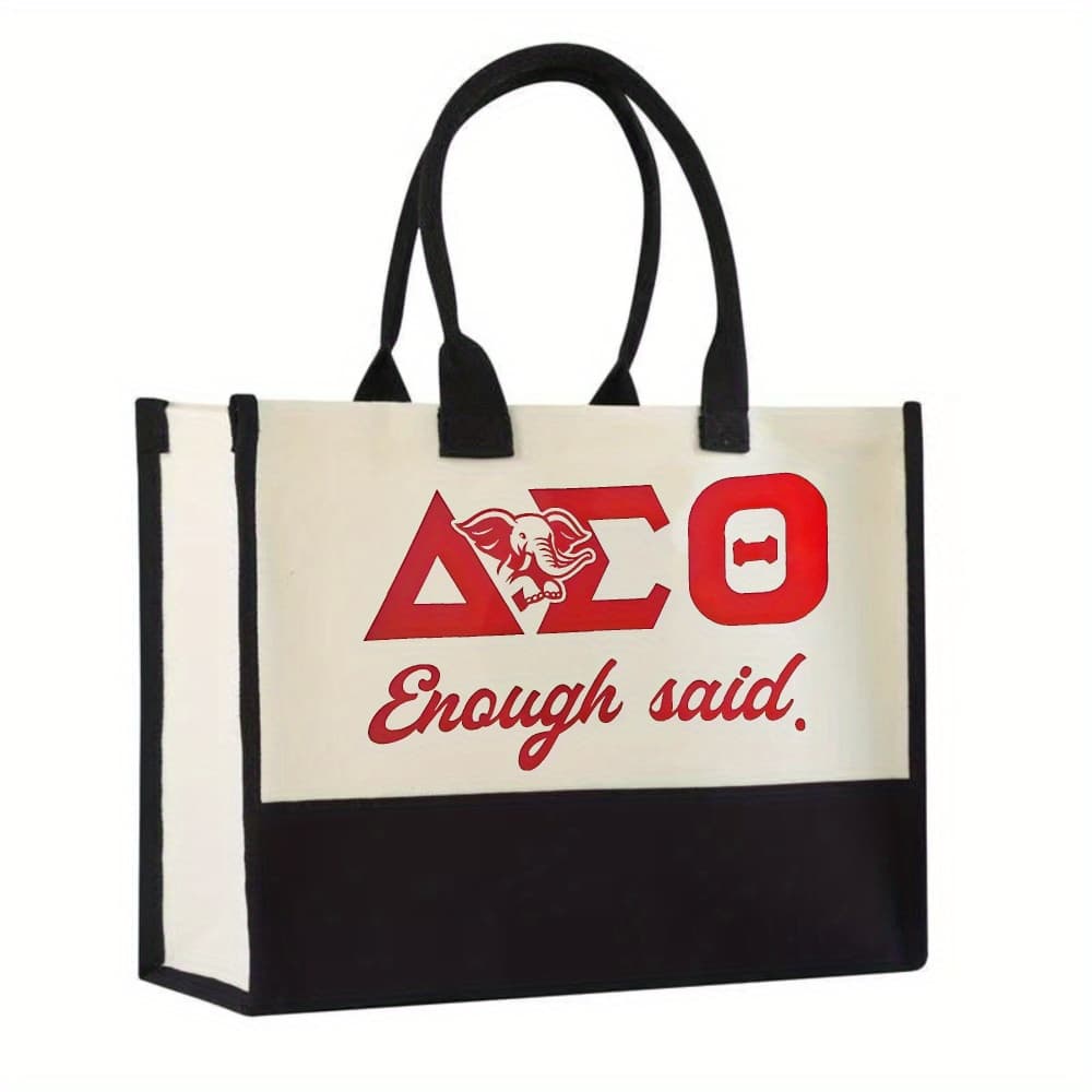 TEMU A Spacious Canvas Tote Bag From, Ideal For Shopping, Travel, And Everyday Use. It A Wonderful Gift For Family, , And Teachers During , Weddings, Birthdays, And