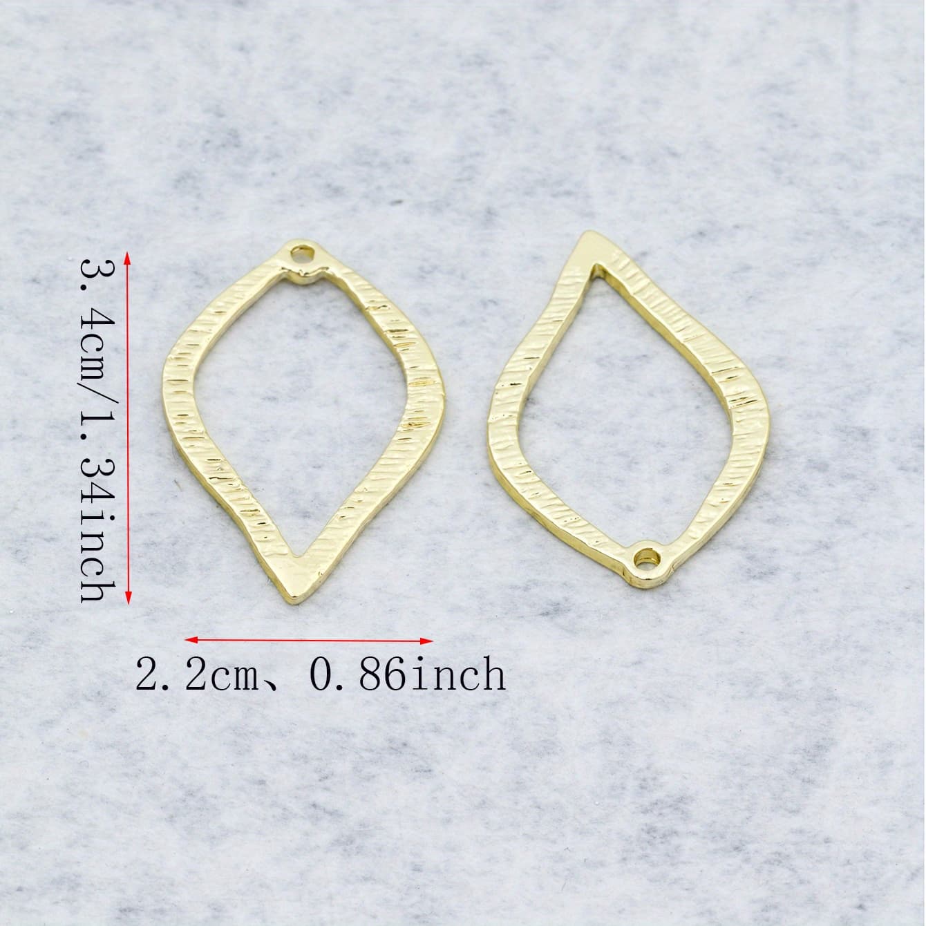 TEMU 6pcs Horse Eyelid Eyeliner Creative Shaped Alloy Jewelry Diy Artificial Basic Accessories Pendant Fashion For Earrings Bracelet Chains Decoration