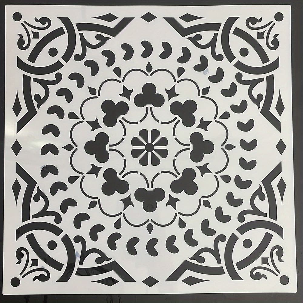 TEMU Plastic Templates For Spray Painting Courtyard Floors