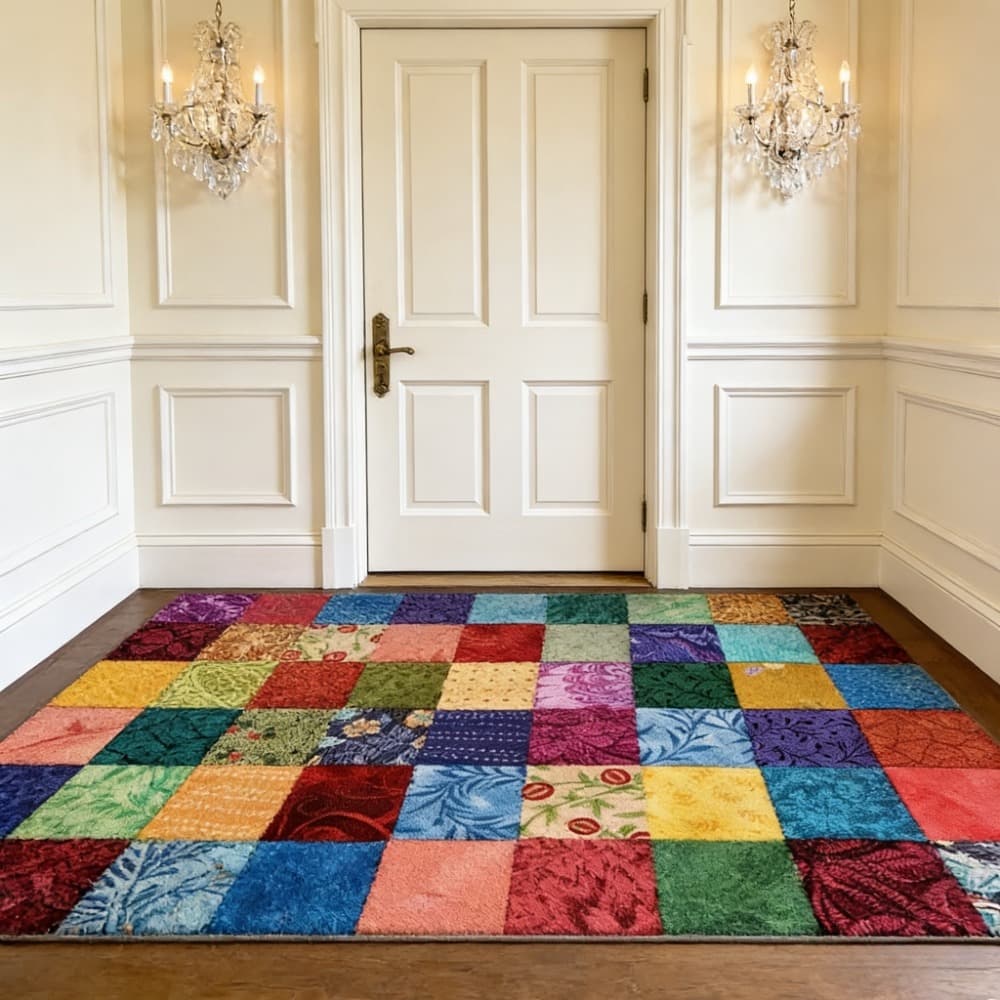 TEMU Large Carpet Suitable For Living Room, Jumbo Non-slip Backing Rug With Soft Velour Floor Mat, Machine Washable Suitable For Under Bed, Modern Large Area Rug For Bedroom, Hallway, /outdoor Use