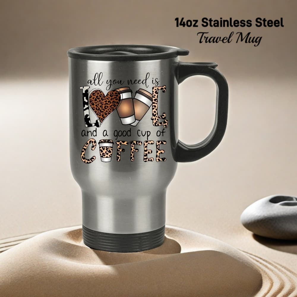 TEMU 14oz Stainless Steel Travel Mug With Lids, Coffee Cup, Best Gifts For Father And Mother, Gift Father's Day Gift For Drinks